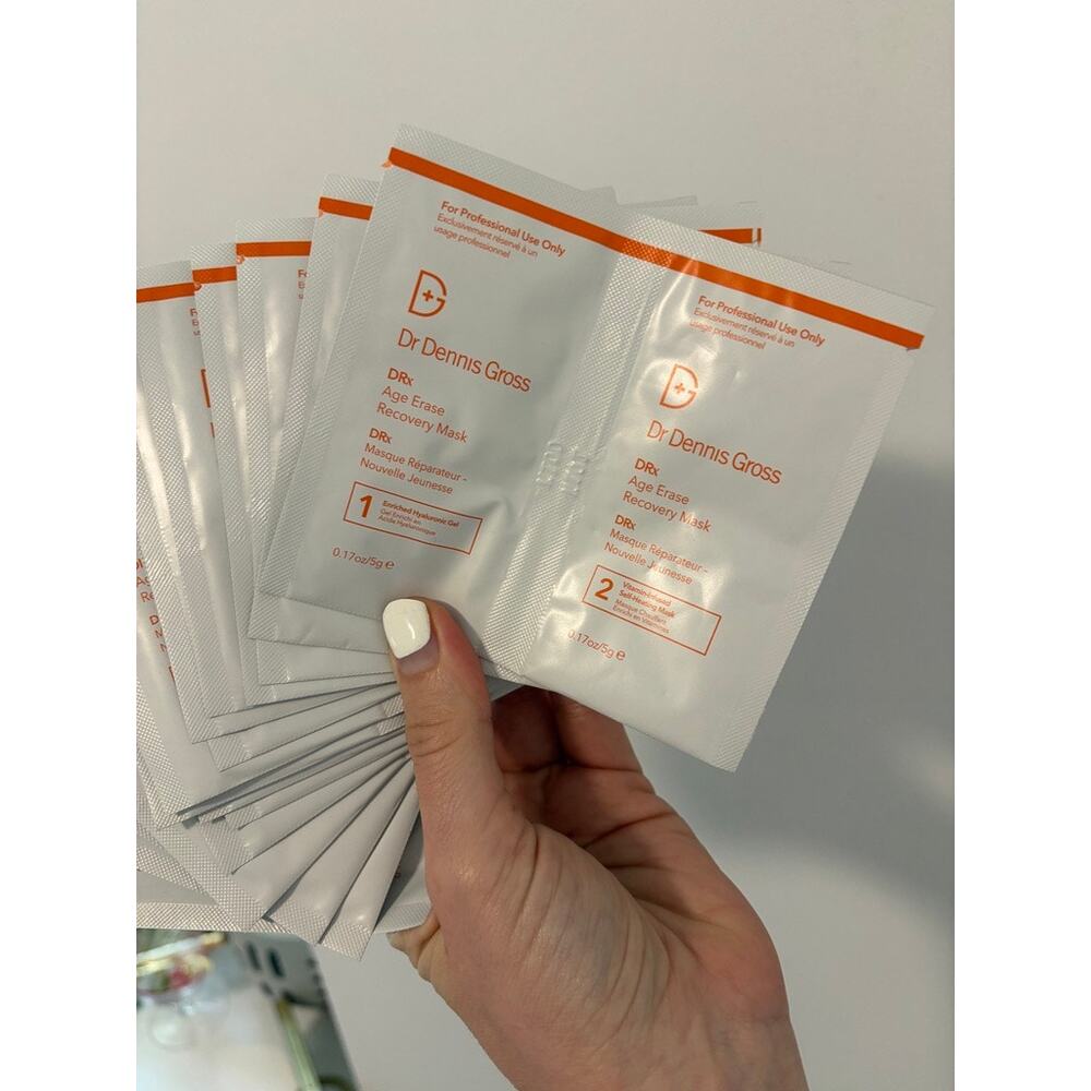 NEW Dr. Dennis Gross Bundle of 15 Age Erase Recovery Masks - Picture 2 of 2